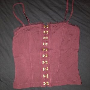 Free People For the Boys Corset Cami